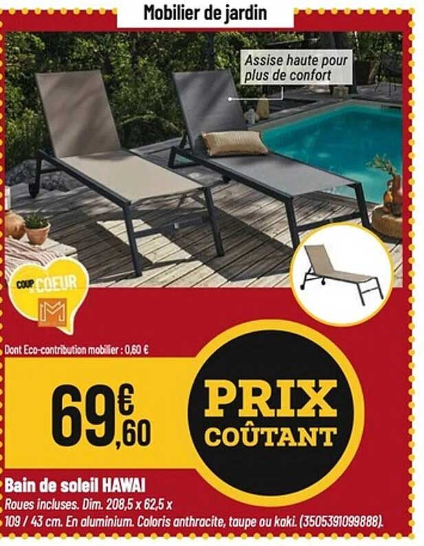 Bain de soleil HAWAI
