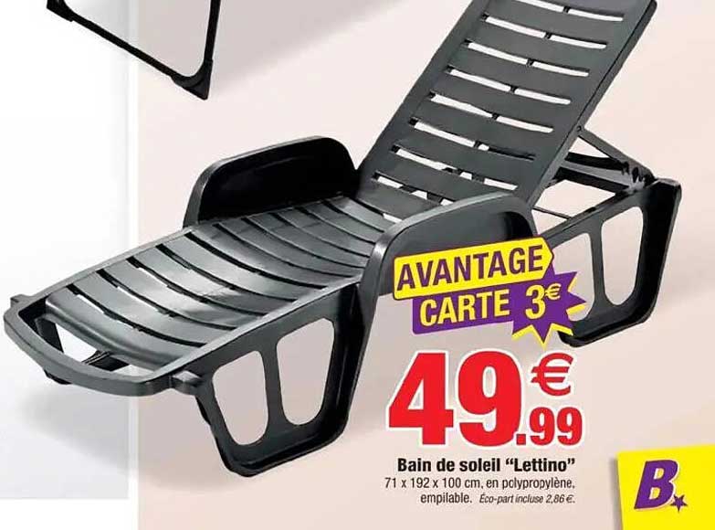 Bain de soleil "Lettino"