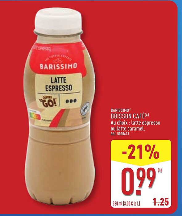 BARISSIMO® BOISSON CAFÉ(A)