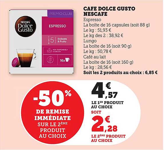 CAFE DOLCE GUSTO NESCAFE