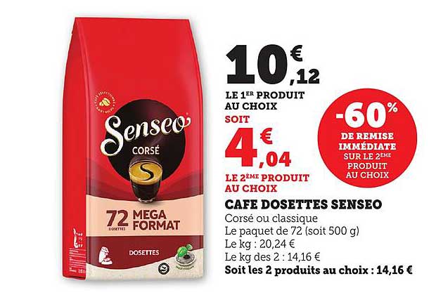 CAFÉ DOSSETTES SENSEO