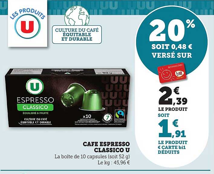 CAFE ESPRESSO CLASSICO U