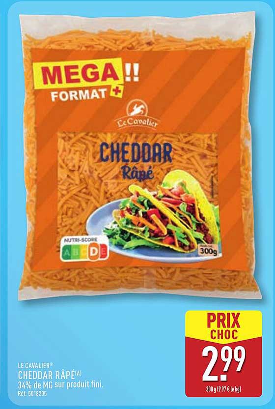 CHEDDAR RÂPÉ