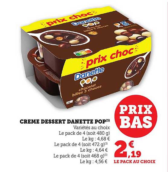 CREME DESSERT DANETTE POP