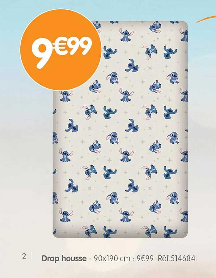 Drap housse - 90x190 cm