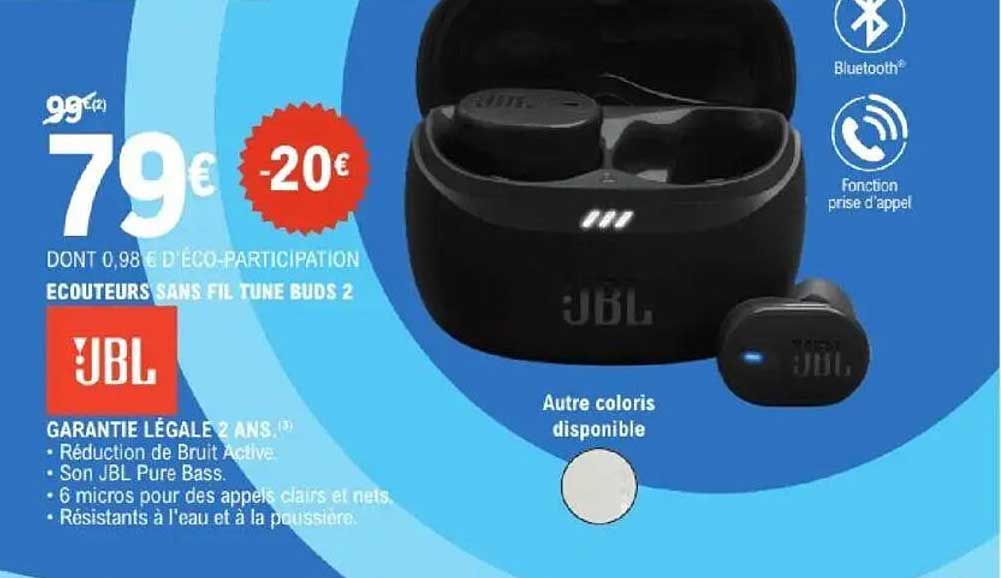 ECOUTEURS SANS FIL TUNE BUDS 2