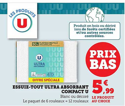 ESSUIE-TOUT ULTRA ABSORBANT COMPACT U