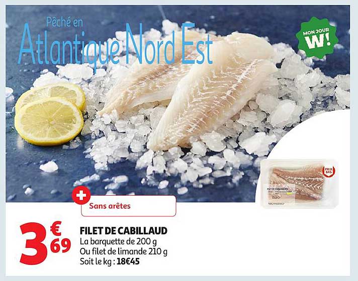 FILET DE CABILLAUD