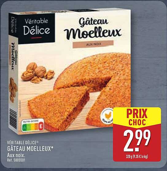Gâteau Moelleux Aux Noix