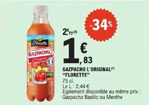 GAZPACHO L'ORIGINAL "FLORETTE"