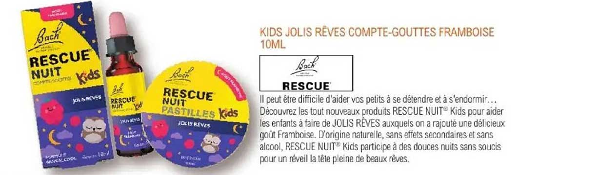 KIDS JOLIS RÊVES COMPTE-GOUTTES FRAMBOISE 10ML