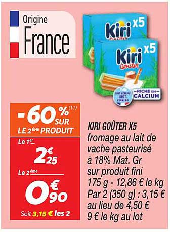 KIRI GOÛTER X5