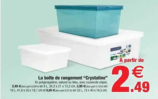 La boîte de rangement "Crystaline"