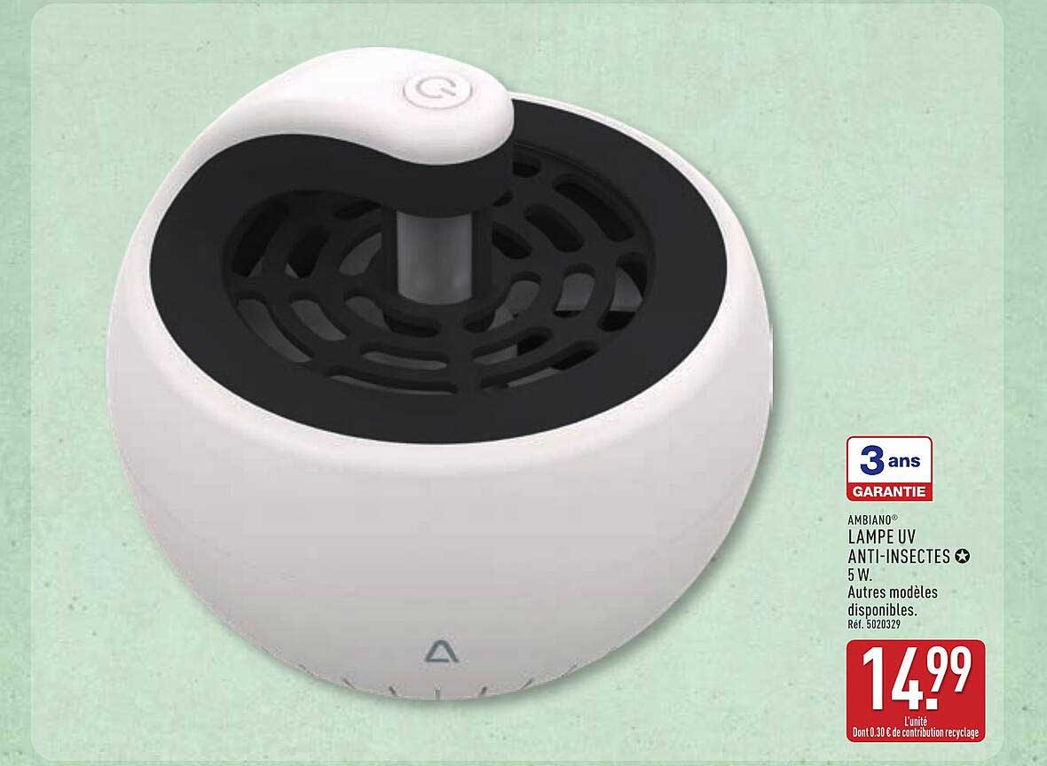 LAMPE UV ANTI-INSECTES 5 W