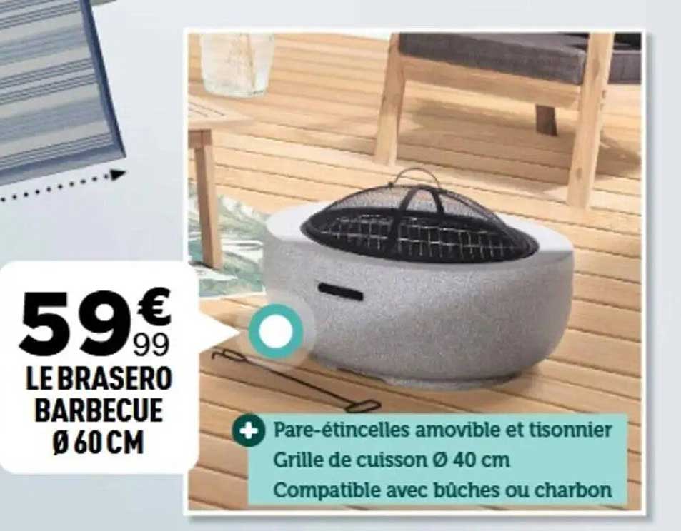 LE BRASERO BARBECUE Ø 60 CM