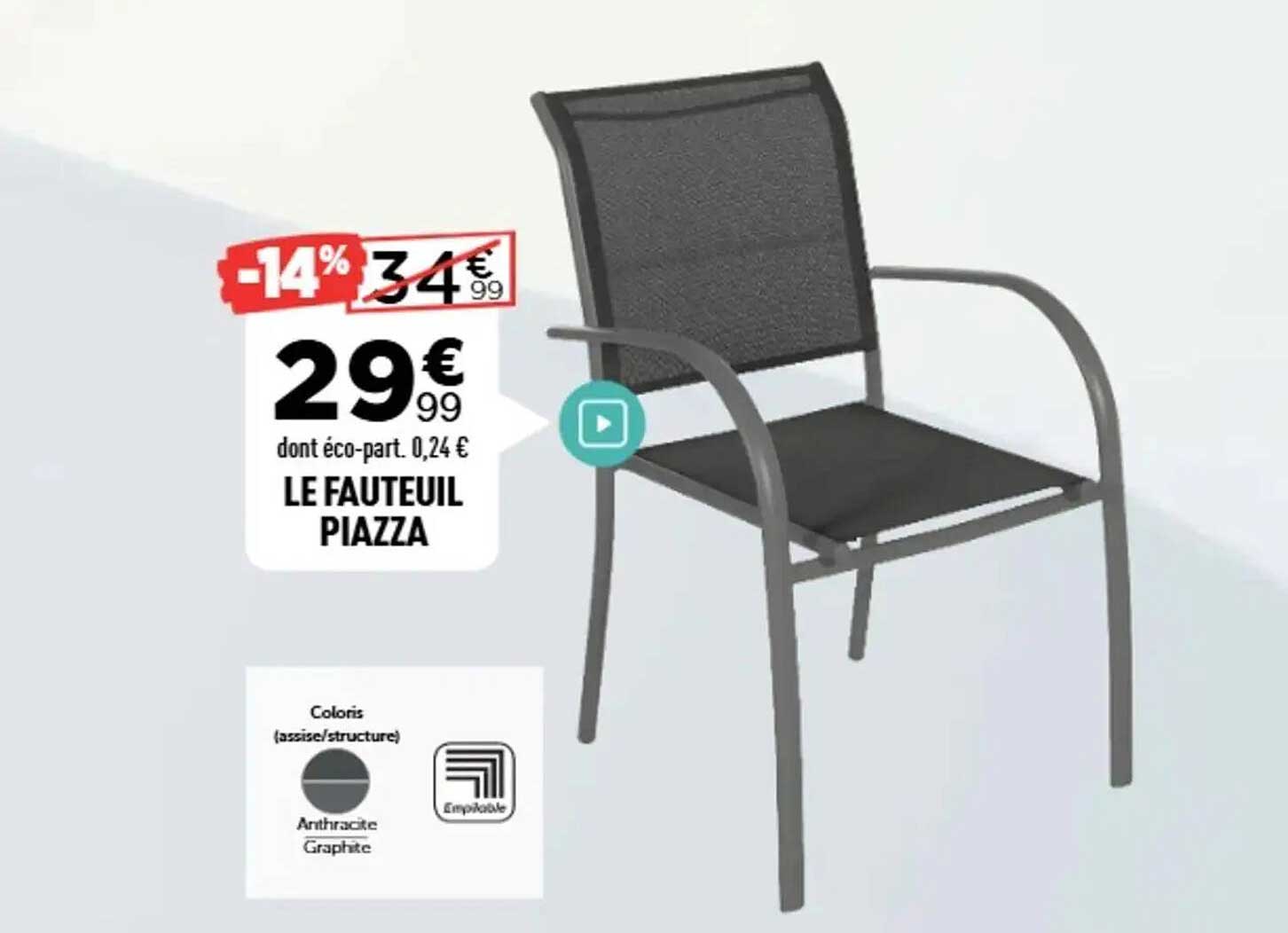 LE FAUTEUIL PIAZZA