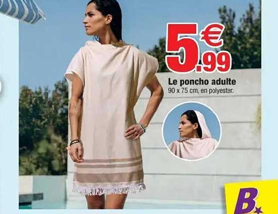Le poncho adulte