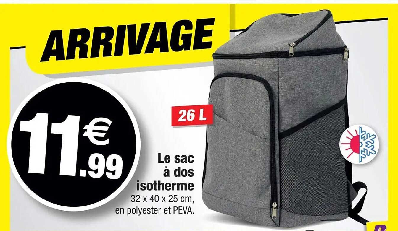Le sac à dos isotherme