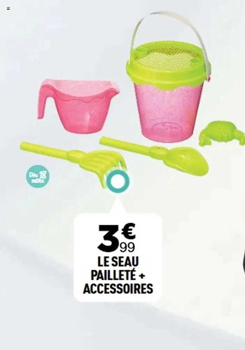 LE SEAU PAILLETÉ + ACCESSOIRES