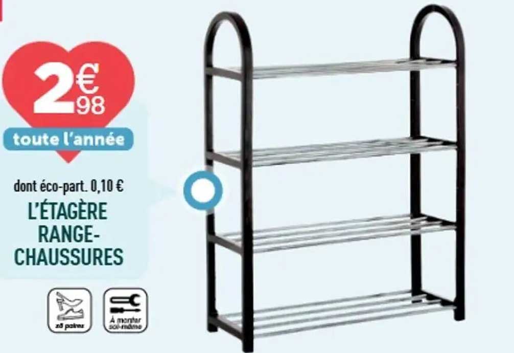 L’ÉTAGÈRE RANGE-CHAUSSURES