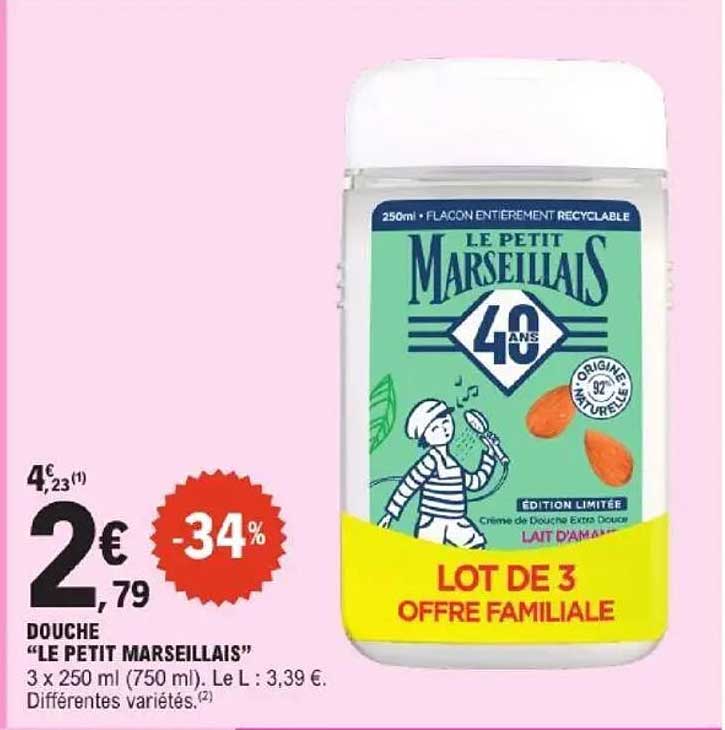 LOT DE 3 "LE PETIT MARSEILLAIS"
