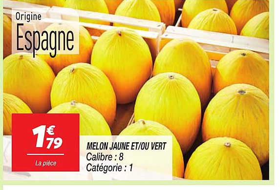 MELON JAUNE ET/OU VERT
