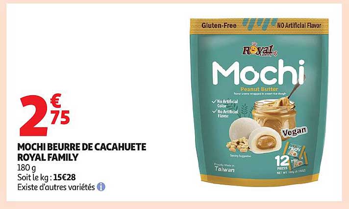 Mochi Beurre de Cacahuète Royal Family
