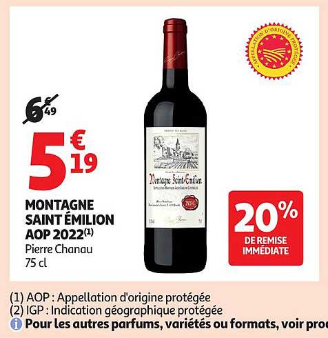 MONTAGNE SAINT ÉMILION AOP 2022