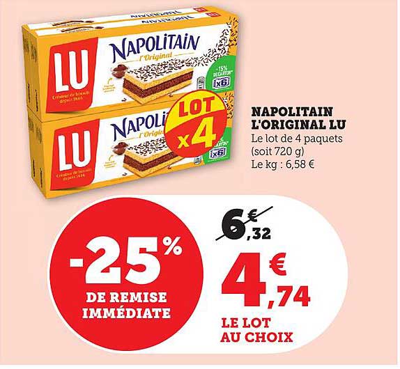NAPOLITAIN L'ORIGINAL LU