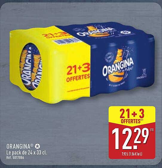 ORANGINA® - Le pack de 24 x 33 cl