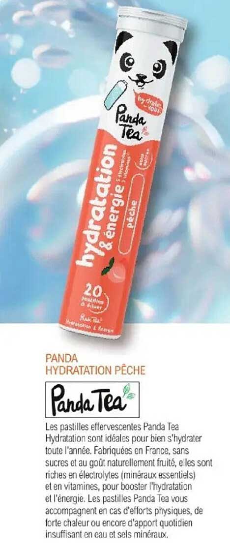 PANDA HYDRATATION PÊCHE