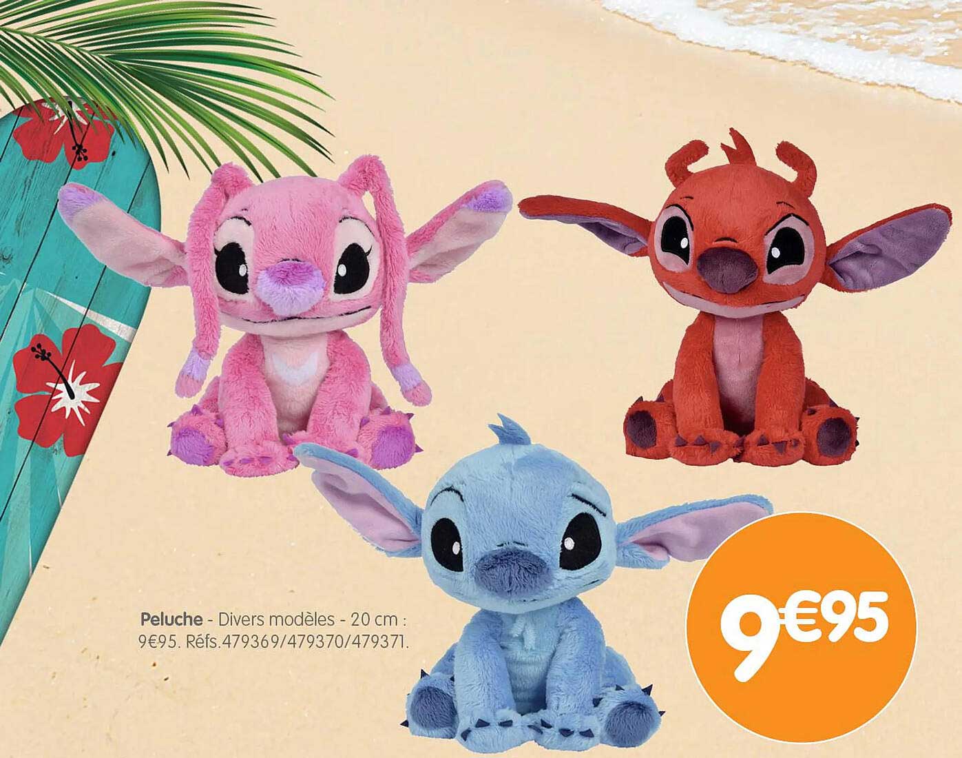 Peluche - Divers modèles - 20 cm