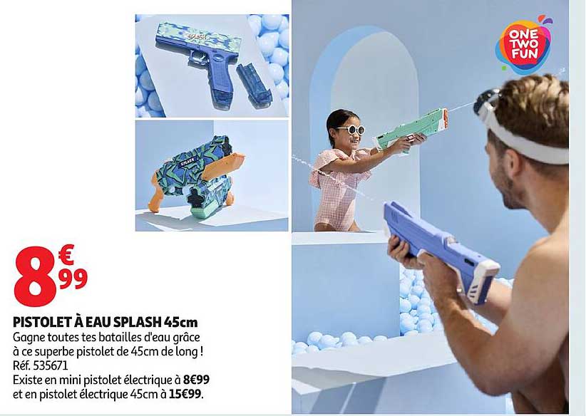 PISTOLET À EAU SPLASH 45cm