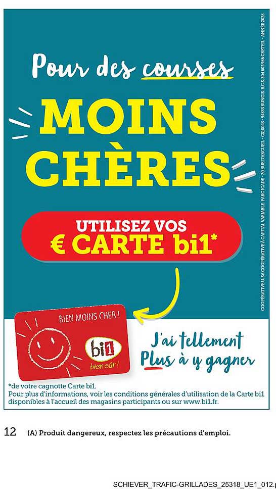 Pour des courses MOINS CHÈRES