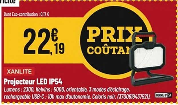 Projecteur LED IP54