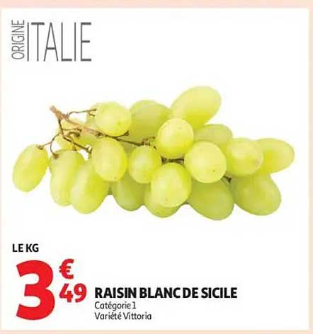 RAISIN BLANC DE SICILE