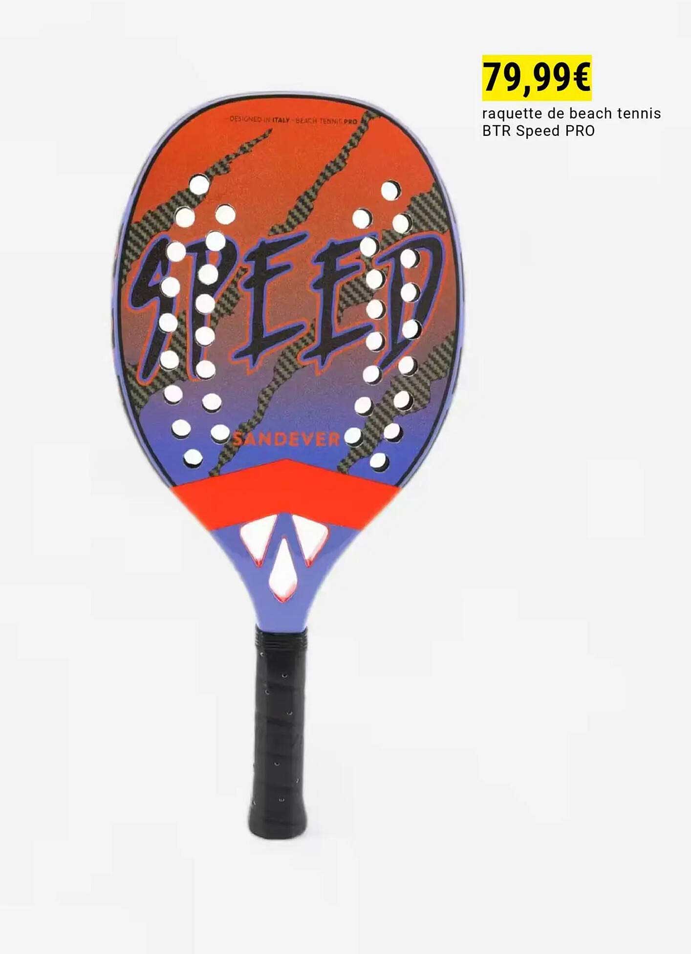 raquette de beach tennis BTR Speed PRO