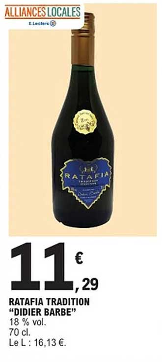 RATAFIA TRADITION "DIDIER BARBE"
