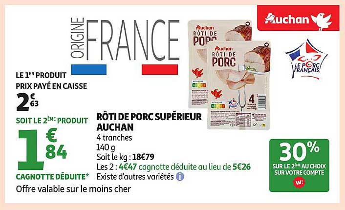 RÔTI DE PORC SUPÉRIEUR