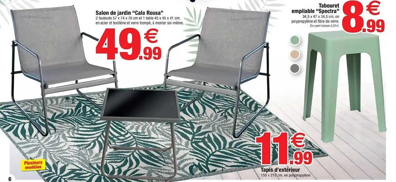 Salon de jardin "Cala Rossa"