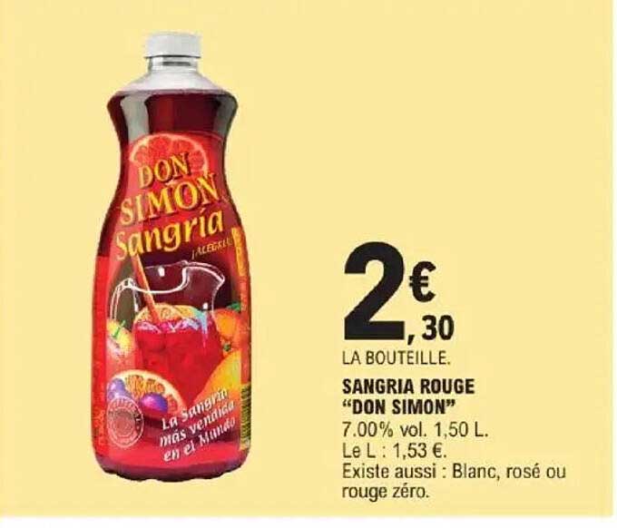 SANGRIA ROUGE "DON SIMON"