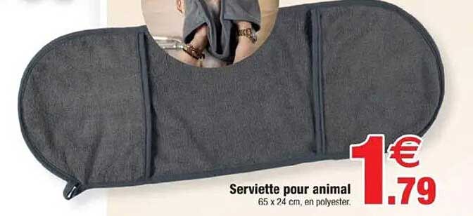 Serviette pour animal
