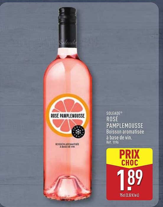 SOLEADE® ROSÉ PAMPLEMOUSSE