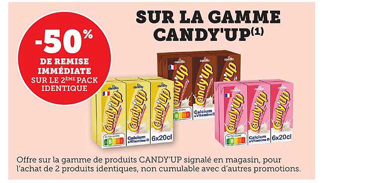 SUR LA GAMME CANDY'UP