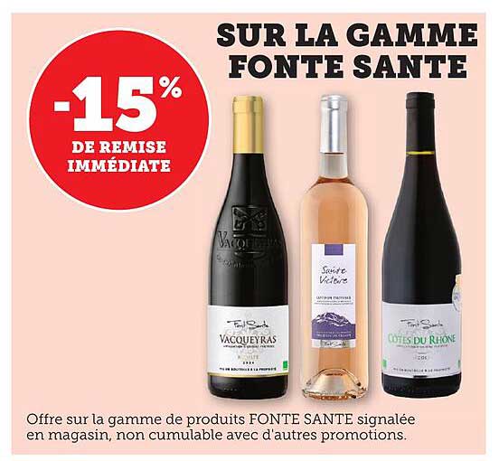 SUR LA GAMME FONTE SANTE