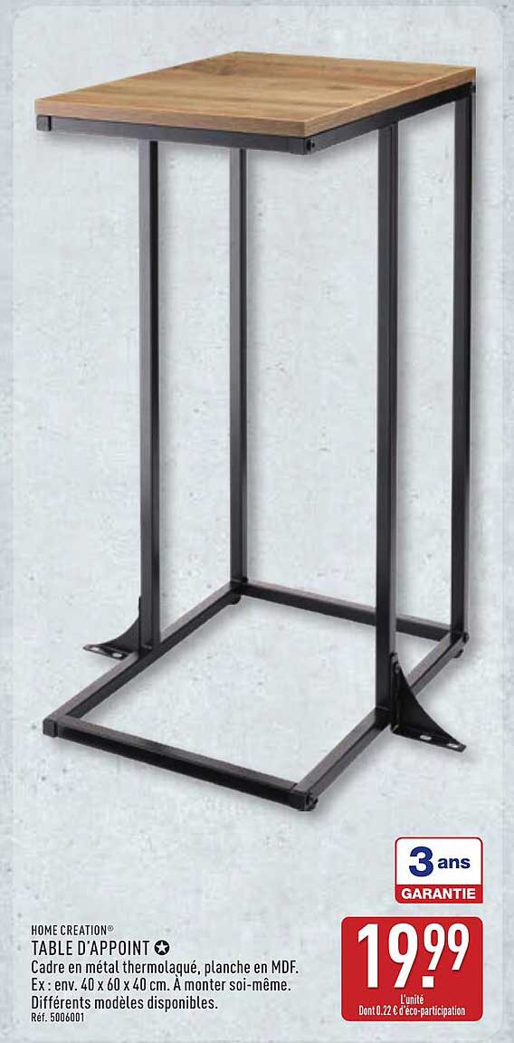 TABLE D'APPOINT