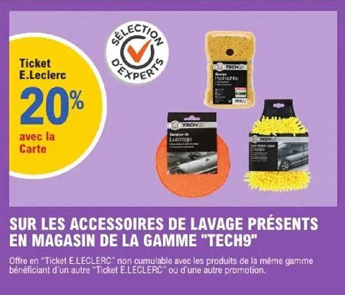 Ticket E.Leclerc 20% avec la Carte