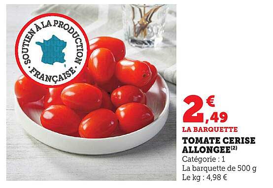TOMATE CERISE ALLONGEE