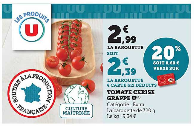 TOMATE CERISE GRAPPE U