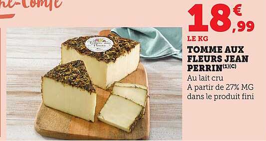 TOMME AUX FLEURS JEAN PERRIN